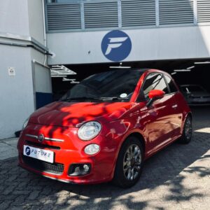 2014 RED FIAT 500 1.4 SPORT CABRIOLET