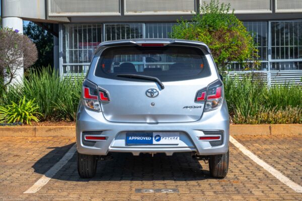2023 SILVER TOYOTA AGYA MT 1.0 MANUAL - Image 2