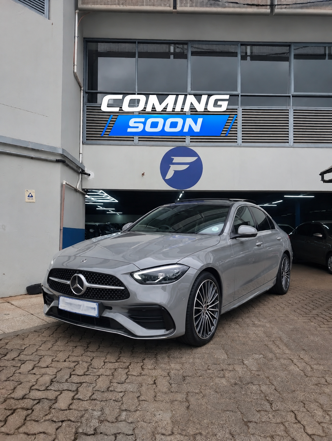 2024 GREY MEREDES BENZ C220D W206